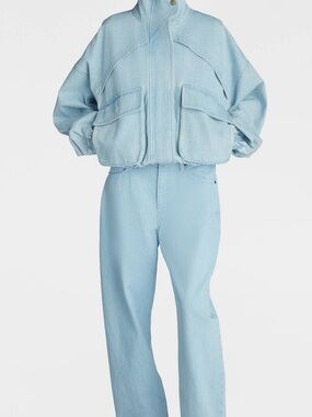 KBB by KAHLANA Women's 'The Denim Bomber Jacket'